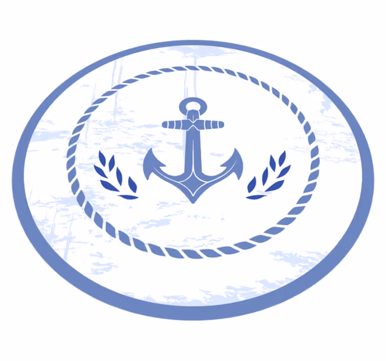 Anker på et baderomsgulv - Tenstickers