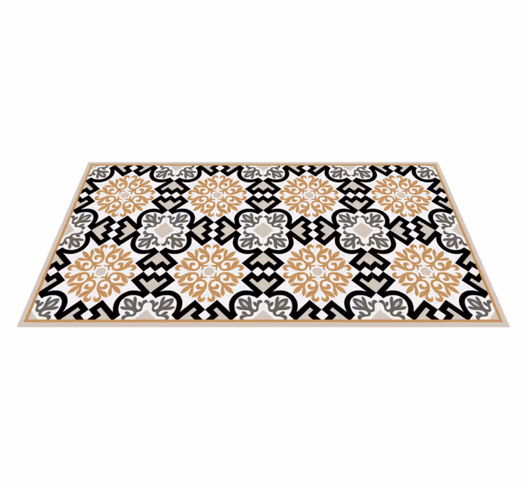 Intrikat mosaikk vinyl teppe mosaikk - Tenstickers