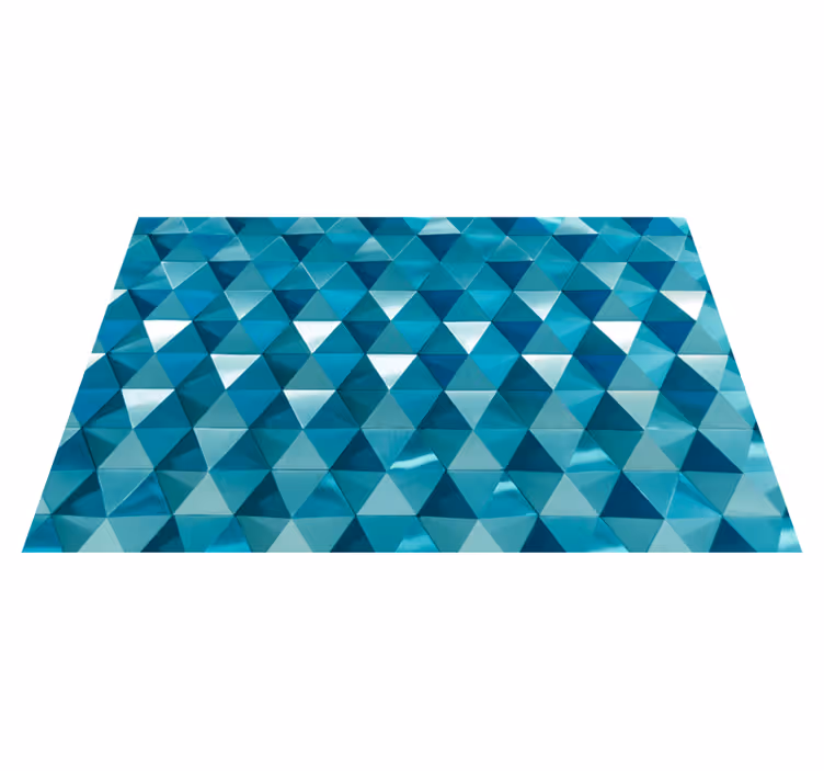 Diamant 3d mønster geometriske tepper - Tenstickers