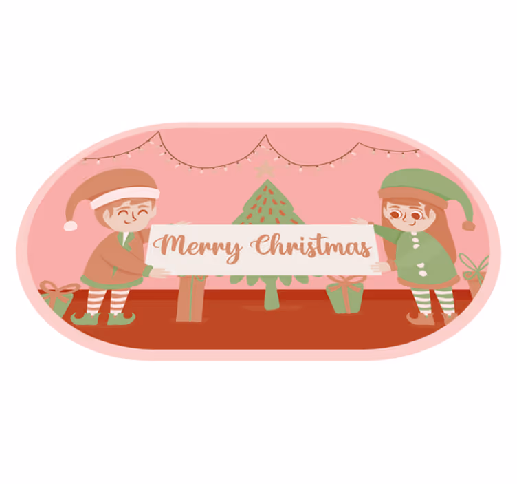 Julenisser juletre matte - Tenstickers
