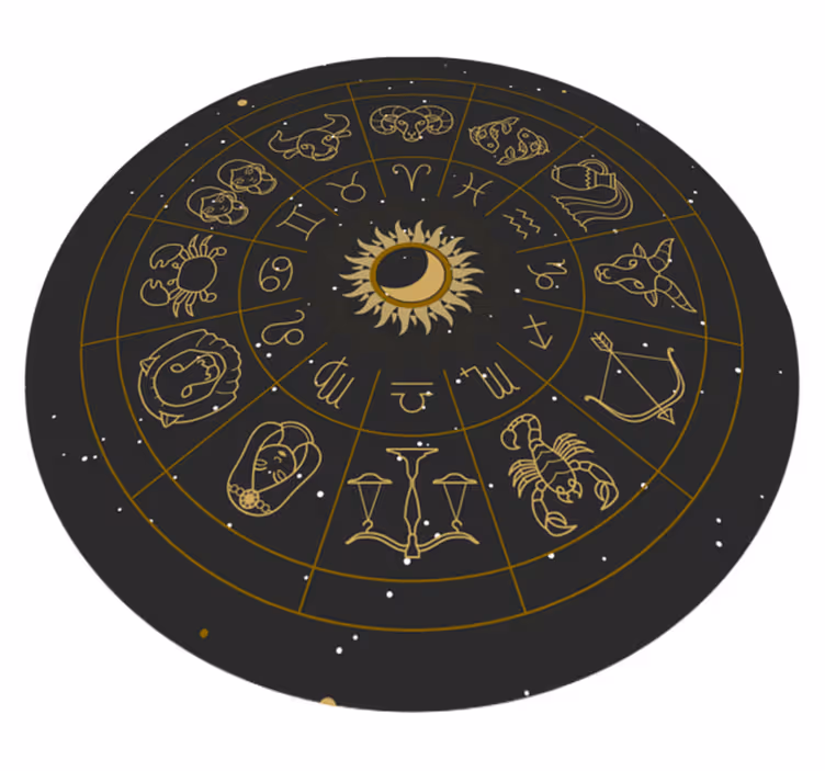 Mandala dyrekretsen moderne teppe - Tenstickers