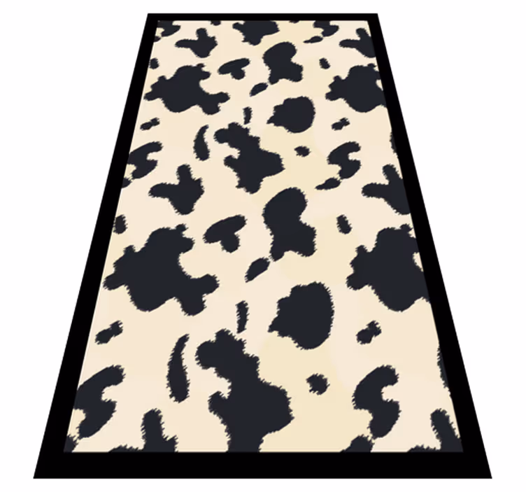Dalmatisk mønster dyretrykk vinyl teppe - Tenstickers