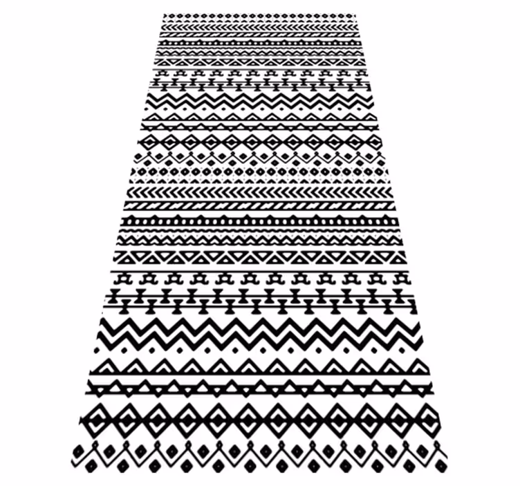 Tribal mønster dekor vinyl teppe verdenskart - Tenstickers