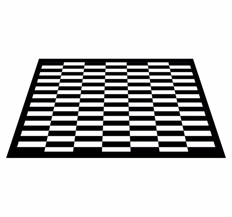 Optiske illusjon striper geometriske vinyl teppe - Tenstickers