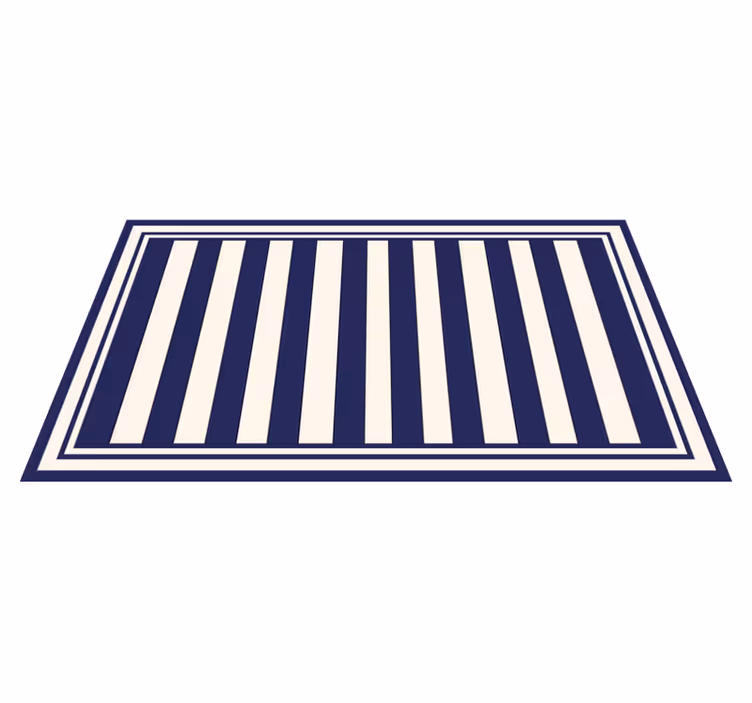 Nautiske striper Vinyl teppe striper - Tenstickers