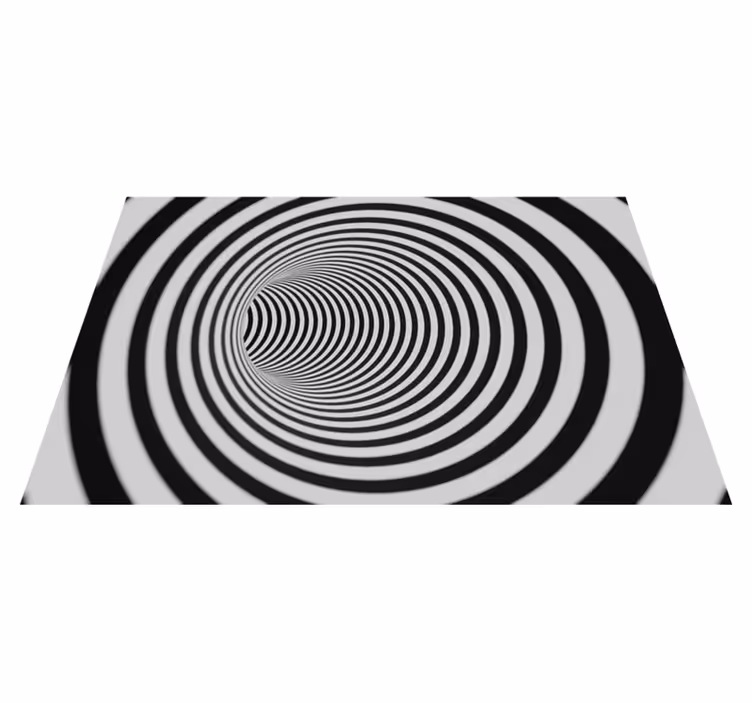 3d geometriske tunneltepper - Tenstickers
