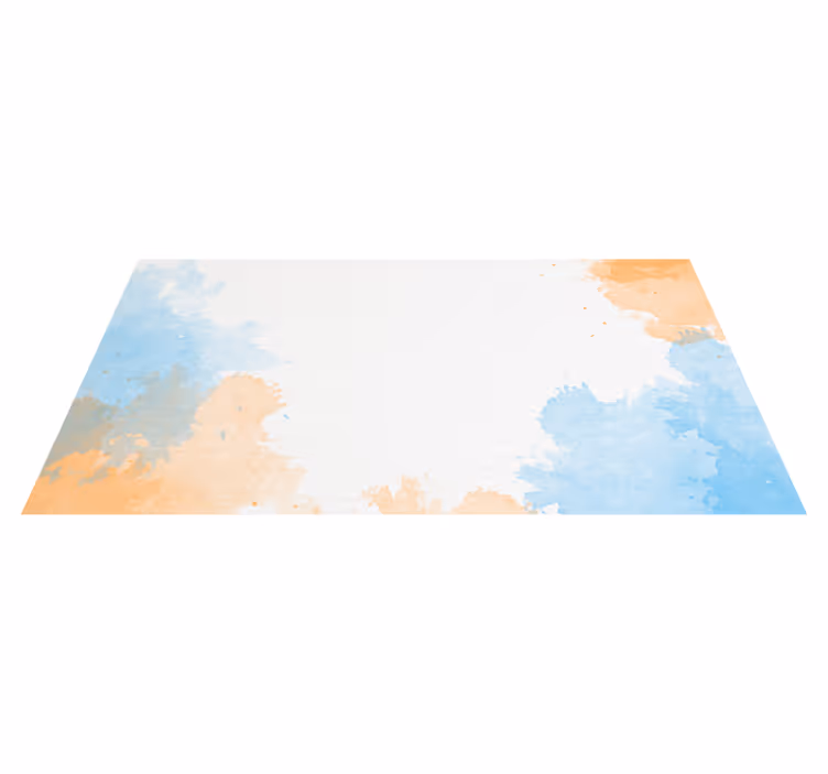 Akvarell himmel moderne vinyl teppe - Tenstickers