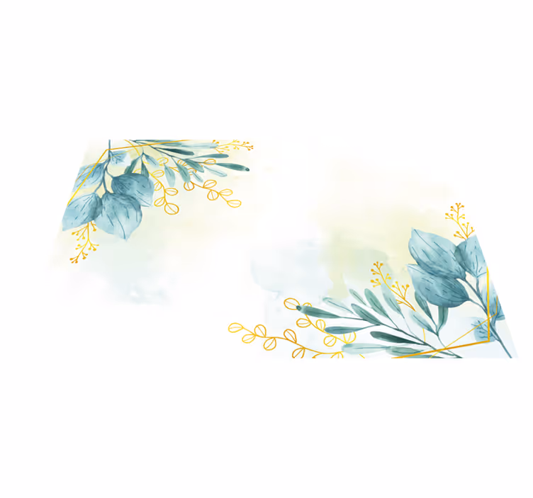 Stue blomsterteppe - Tenstickers
