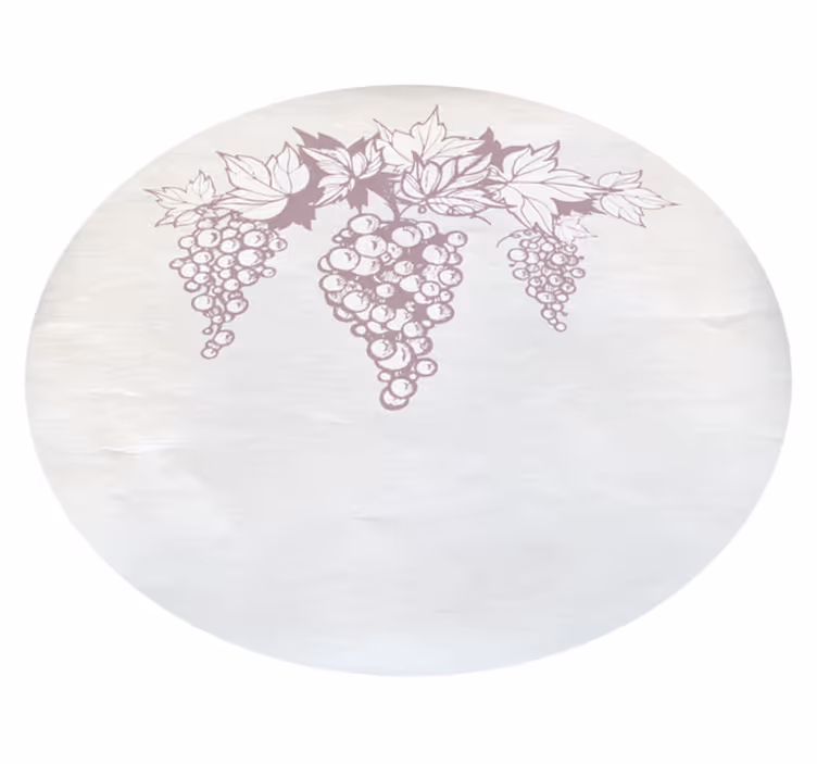 Retro druer naturteppedesign - Tenstickers