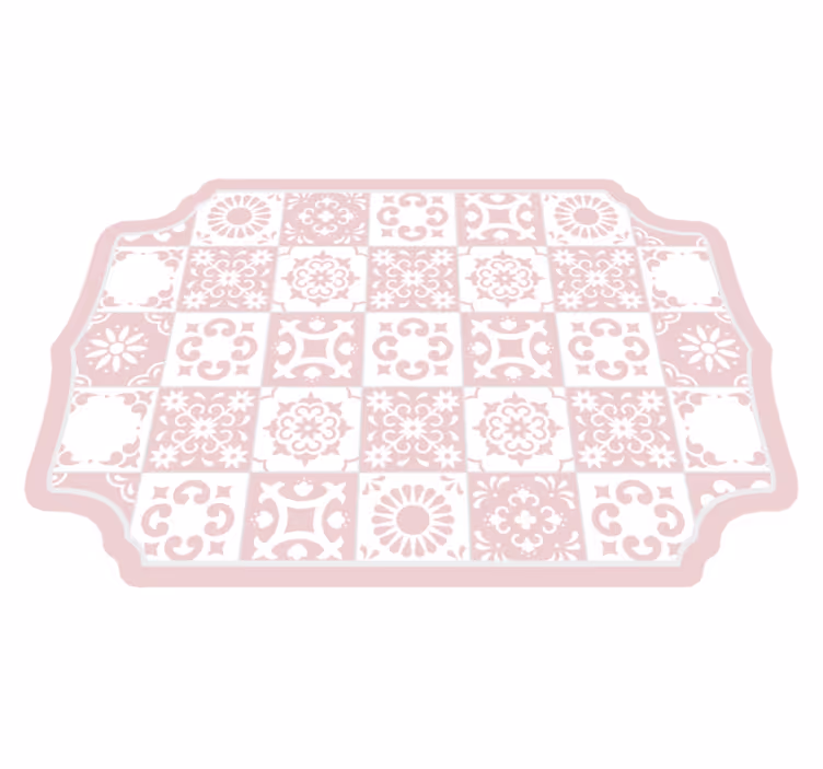 Flisemotiv med blomster fliseteppe - Tenstickers