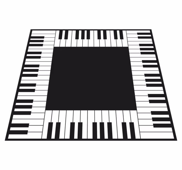 Vinylteppe kjøkken piano moderne teppe - Tenstickers