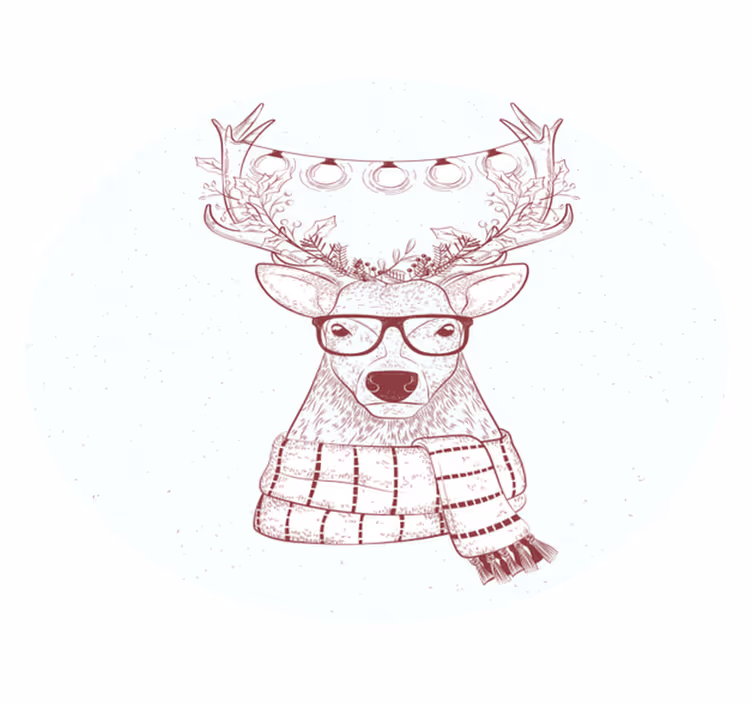 Julerens juletre matte - Tenstickers
