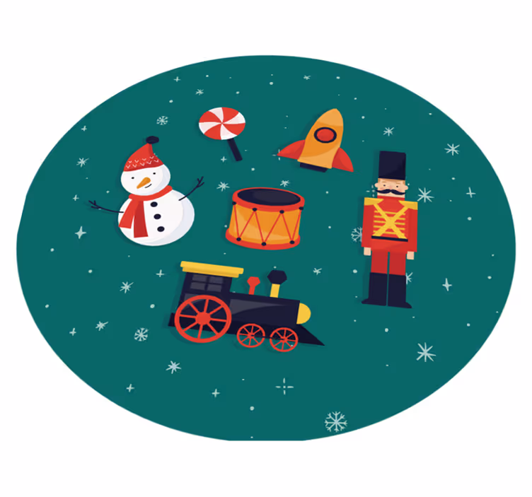 Juleleker juletre matte - Tenstickers