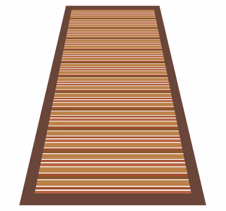 Stripete motiv Vinyl teppe striper - Tenstickers