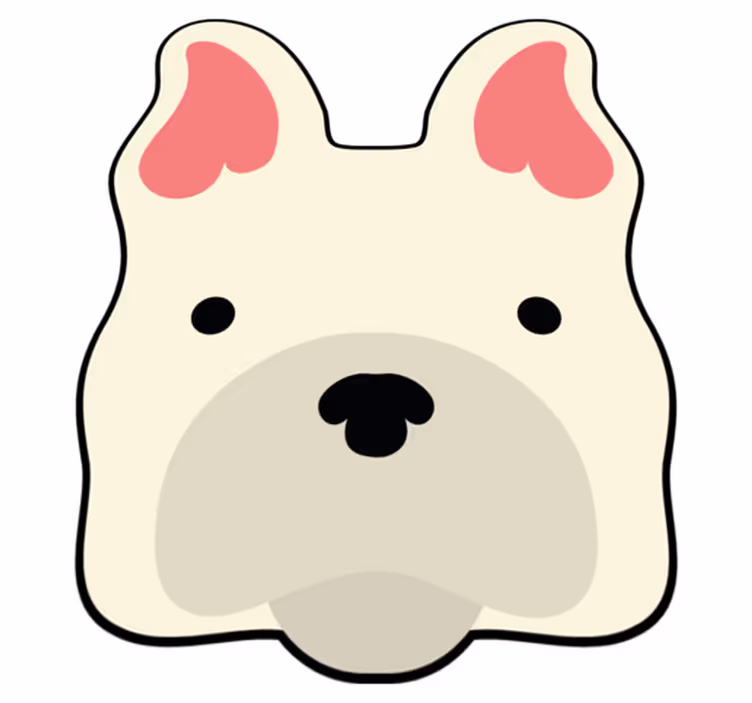 Hund hjemme dyr vinyl teppe - Tenstickers