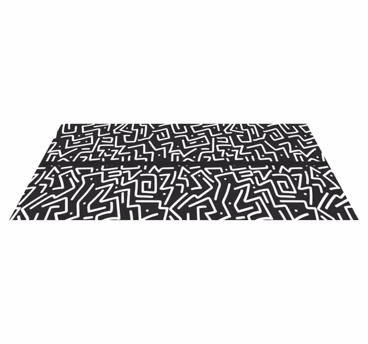 Abstrakte striper moderne teppe - Tenstickers