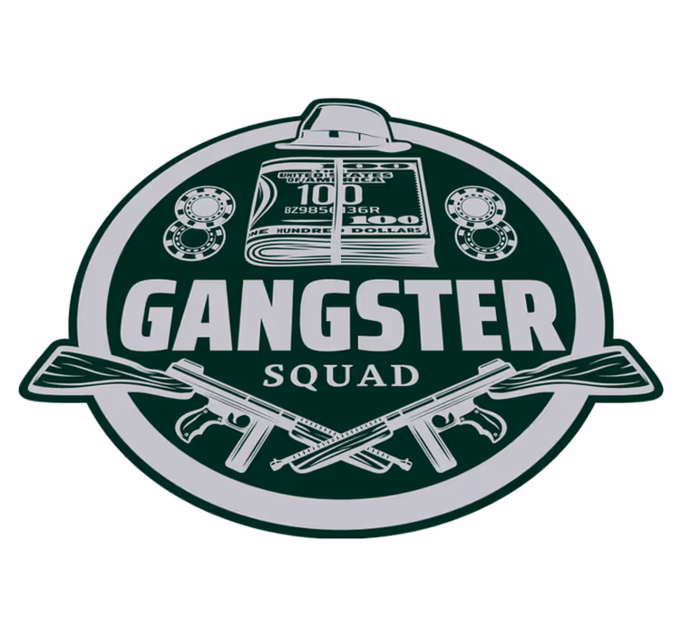 Gangster squad vintage teppe - Tenstickers