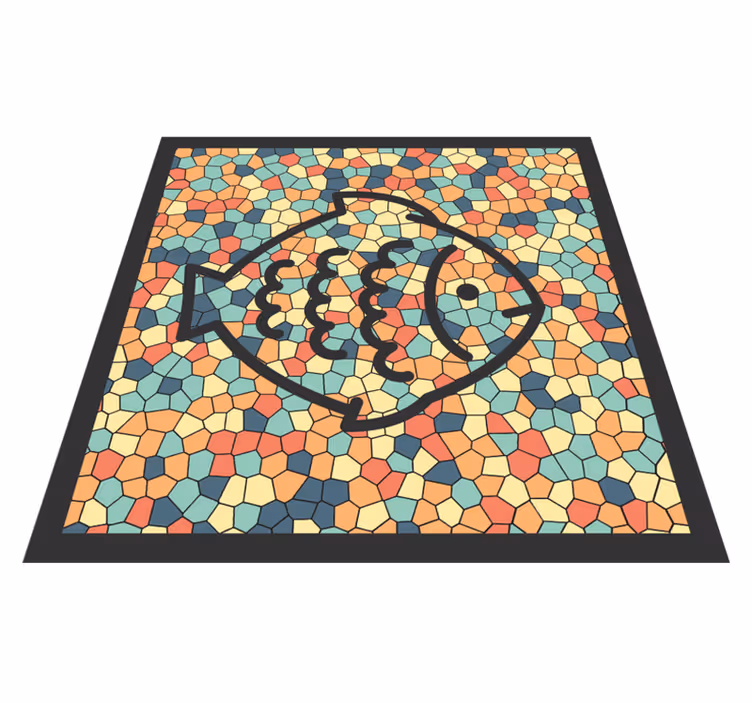 Mosaikk fisk mosaikk fliser - Tenstickers