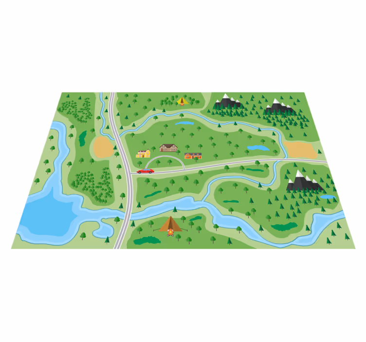 Fjellveikart vegteppe - Tenstickers