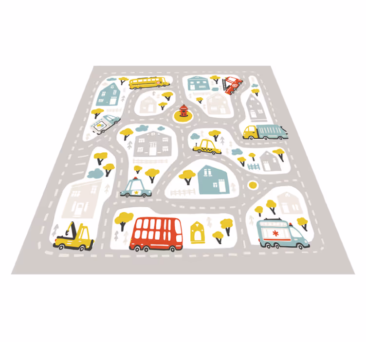 Byveikart vei vinyl teppe - Tenstickers