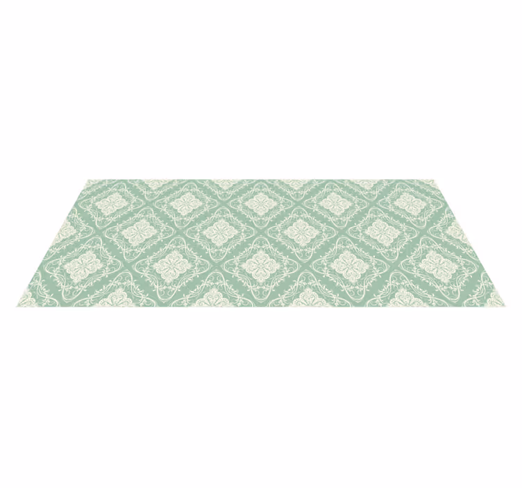 Elegant dekorativt flis moderne vinyl teppe - Tenstickers