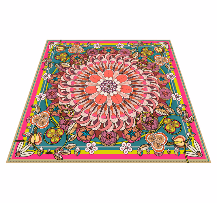 Geometriske fargerike mandalaer geometriske tepper - Tenstickers