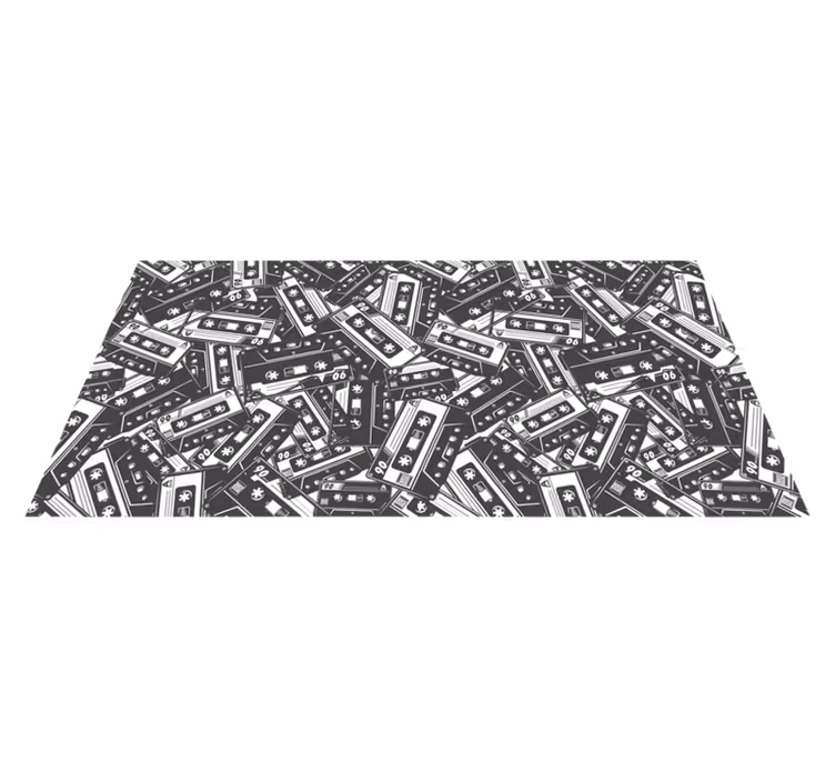 90-tallets kassett vintage teppe - Tenstickers