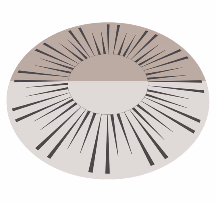Beige solklokke mosaikkfliser - Tenstickers