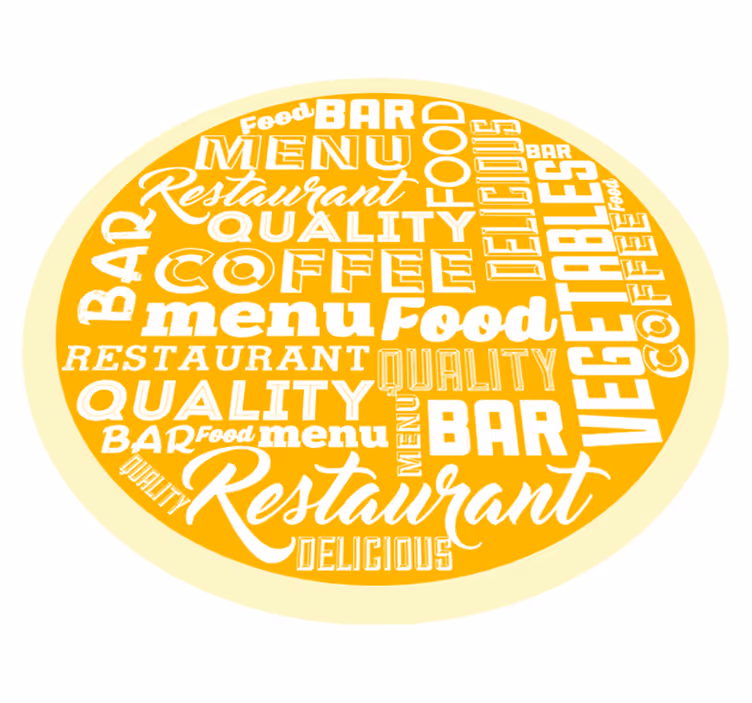 Forskjellige kjøkken sitater vinyl teppe - Tenstickers