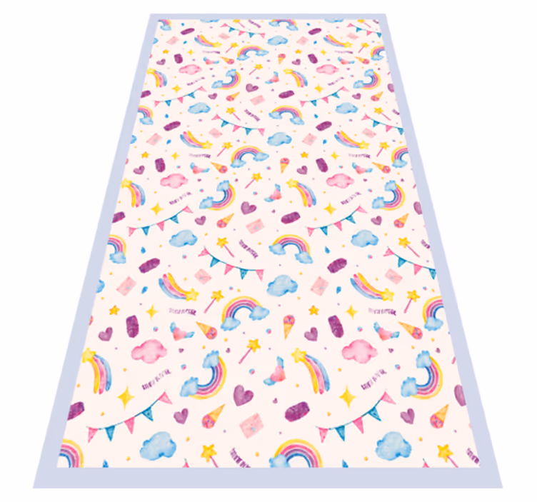 Snodige barndomsbilder vinyl teppe spedbarn - Tenstickers