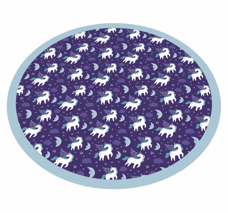 Isbjørnsirkel Vinyl teppe flere barn - Tenstickers