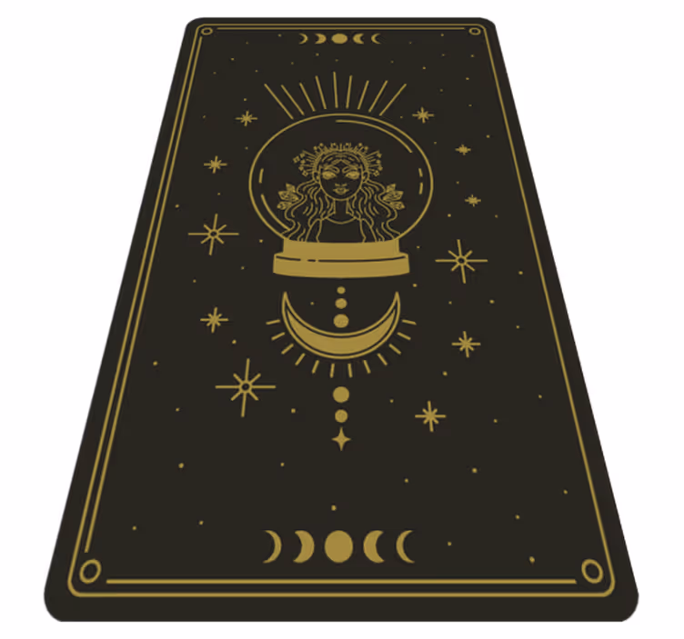 Himmelsk mandala vinyl teppe mandala - Tenstickers