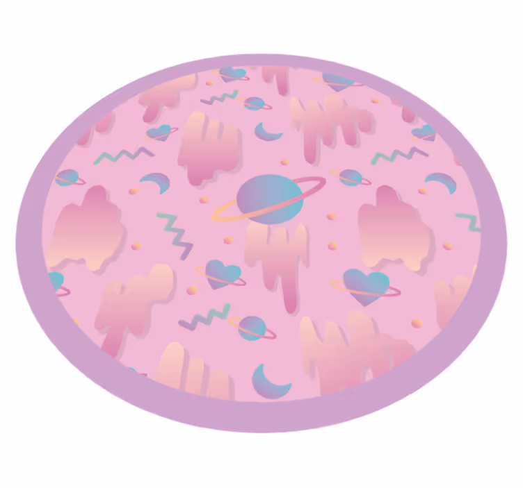 Søtsaker i verdensrommet vinyl vinylteppe - Tenstickers