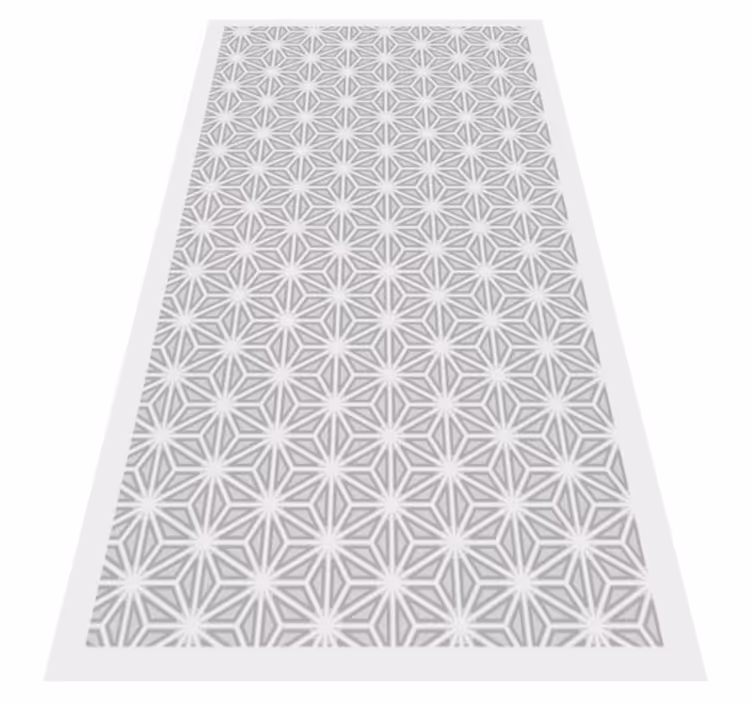 Geometrisk mønster aksent vinyl teppe geometrisk - Tenstickers