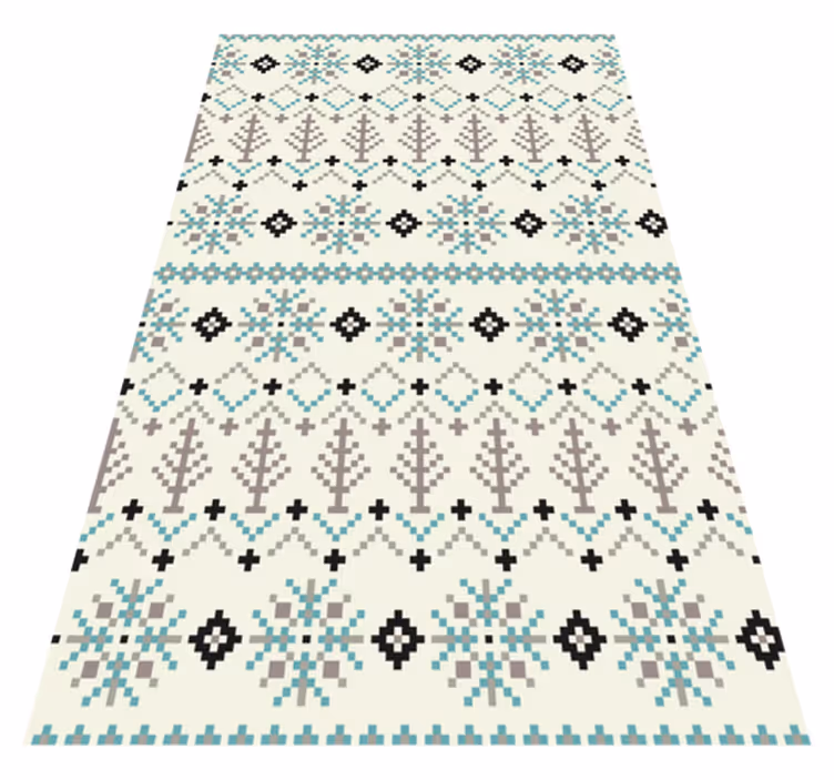 Tradisjonelt nordisk design nordisk teppe - Tenstickers