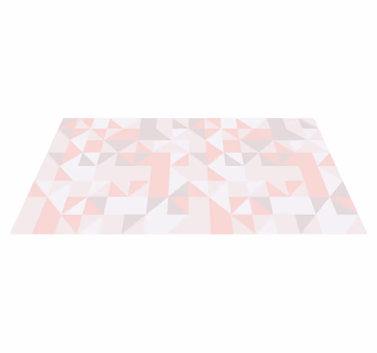 Geometrisk pastellmønster vinyl teppe geometrisk - Tenstickers