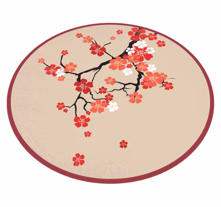 Koreansk natur naturteppedesign - Tenstickers