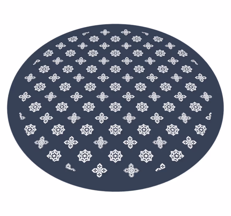 Kabbalah mørkt moderne vinylteppe - Tenstickers