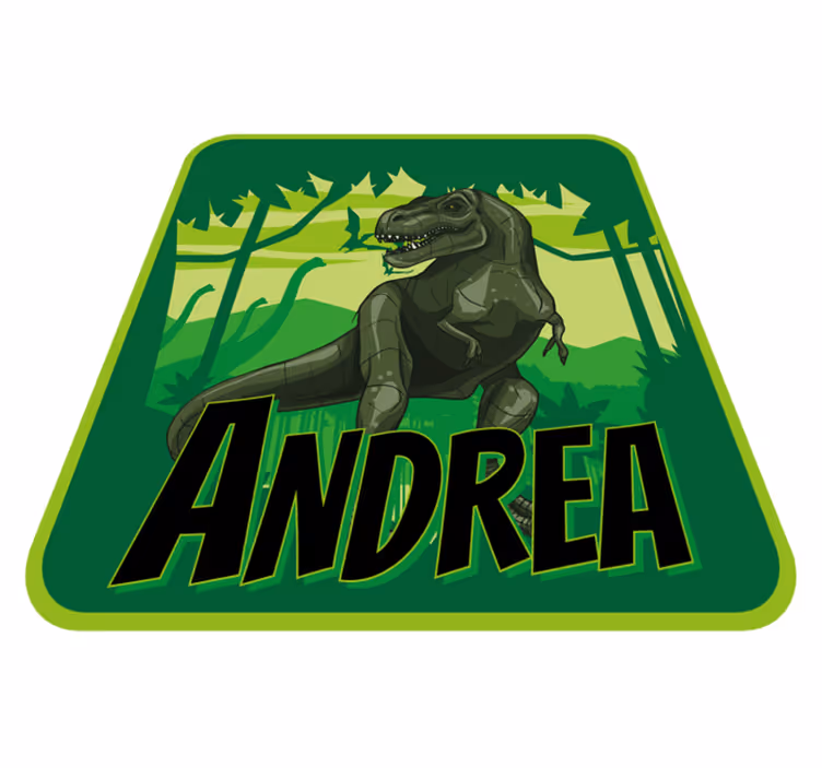 Realistisk dinosaur bakgrunn personlig matte - Tenstickers