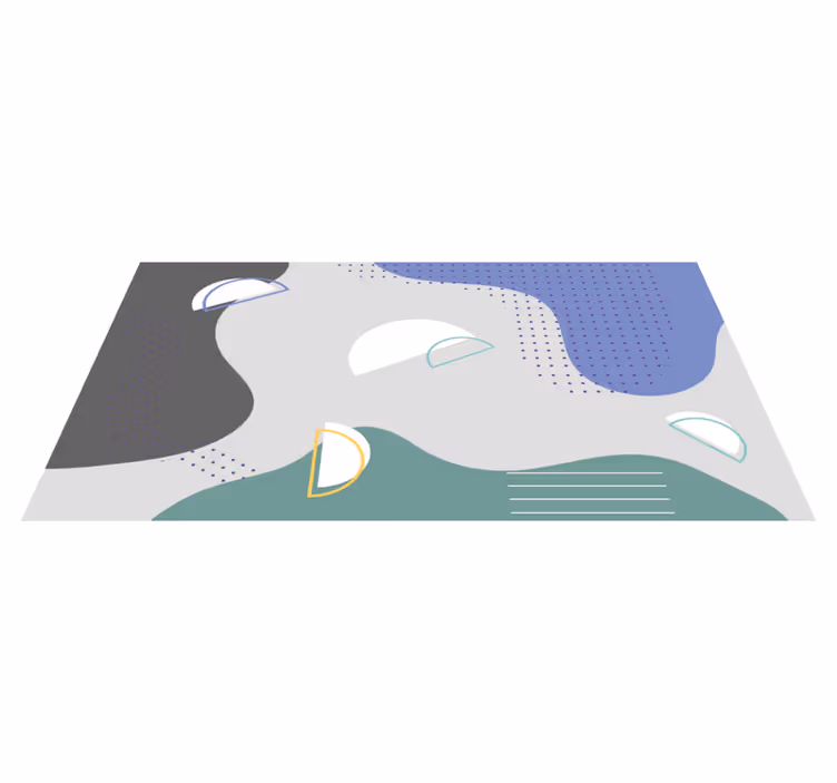 Geometriske moderne mønster gangløpere - Tenstickers