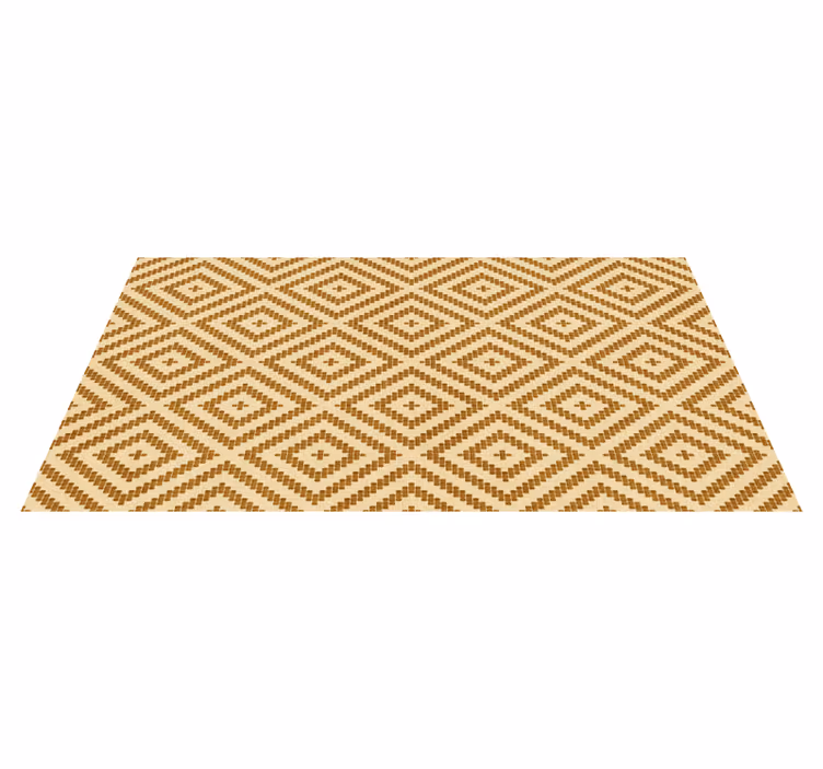 Diamantteksturert stil vinyl teppe geometrisk - Tenstickers
