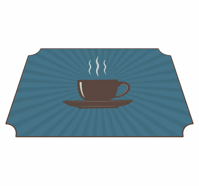 Dampende kaffe vinyl teppe sagn og tekster - Tenstickers