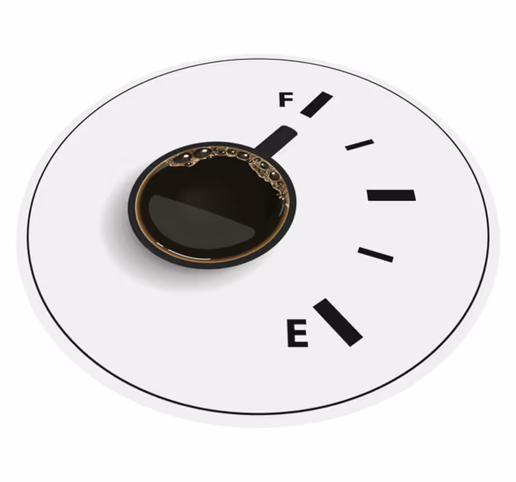 Kaffekraft fullt moderne teppe - Tenstickers