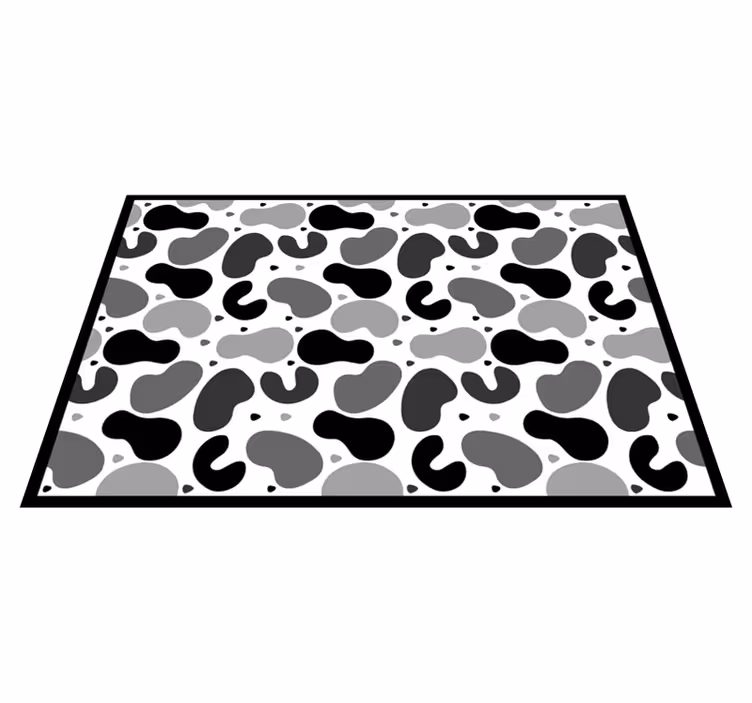 Kuskinn inspirert vinyl teppe dyreavtrykk - Tenstickers
