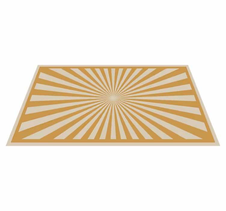 Sunburst teppe moderne design - Tenstickers