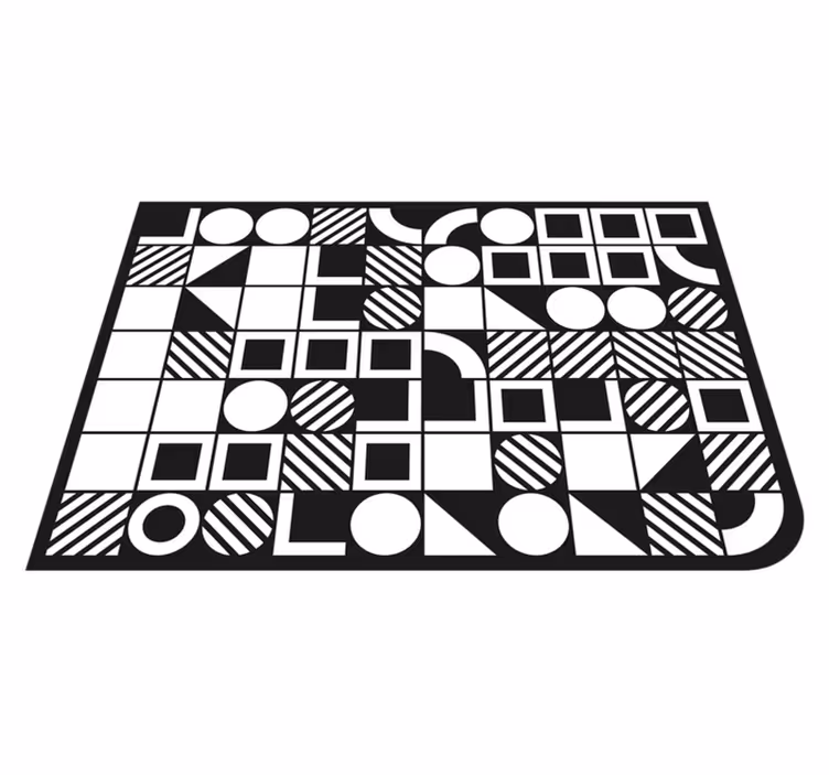 Abstrakt design moderne teppe - Tenstickers