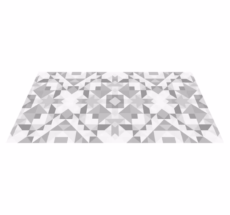 Mosaikk børstet glass vinyl gulvteppe - Tenstickers