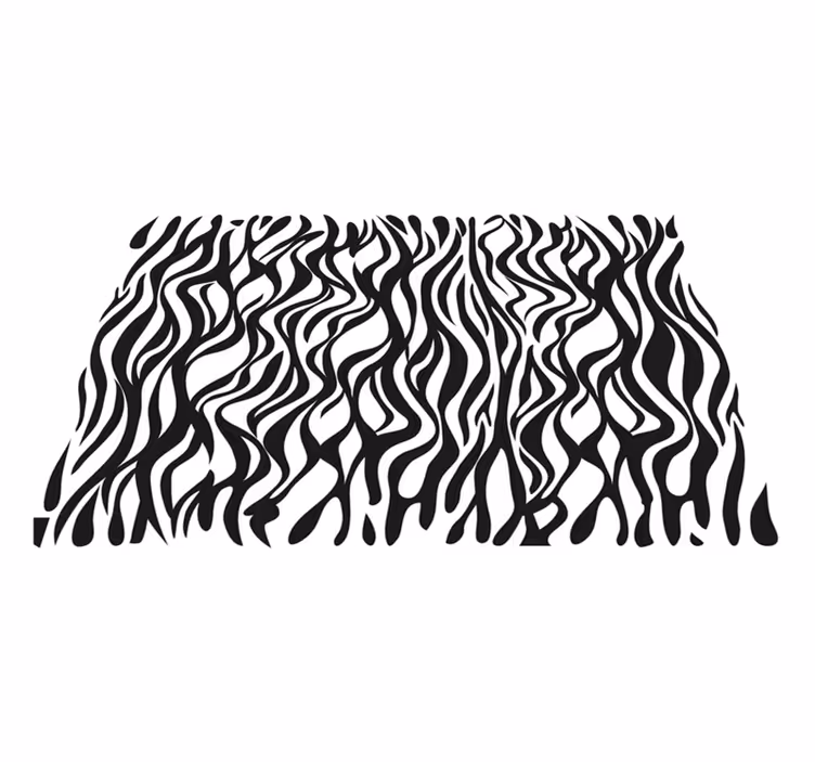 Sebra bakgrunn vinyl vinylteppe - Tenstickers