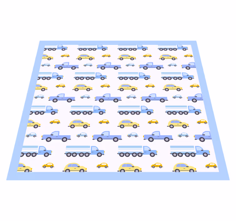 Typer lastebil barn vinylteppe - Tenstickers