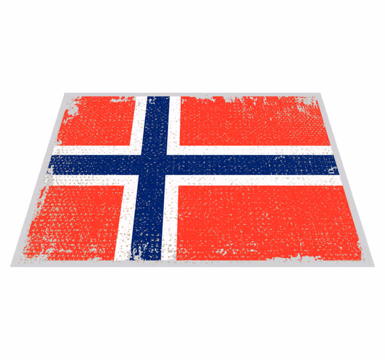 Norge flagg etnisk vinylteppe - Tenstickers